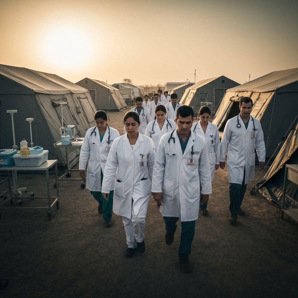 UNPS medical team in the field